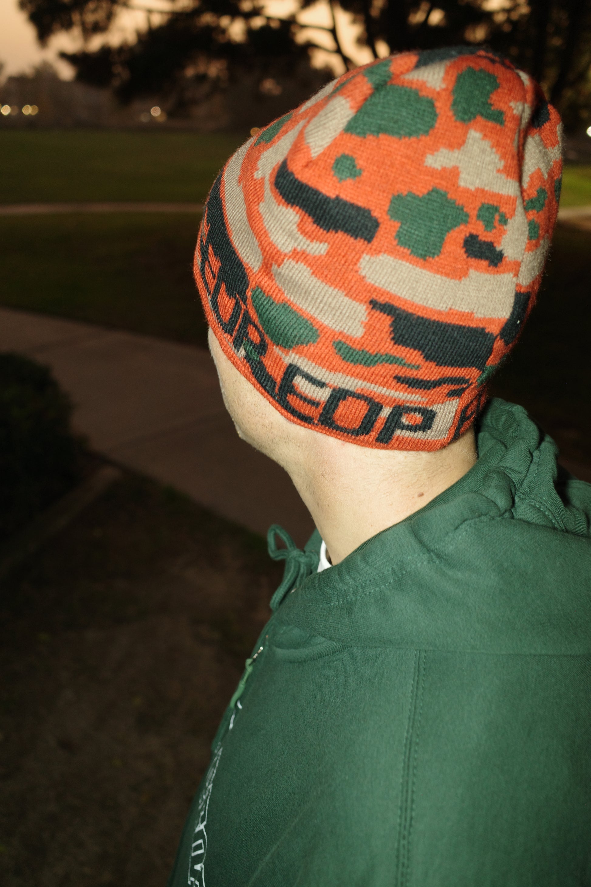 Mallard Camo Skull Beanie